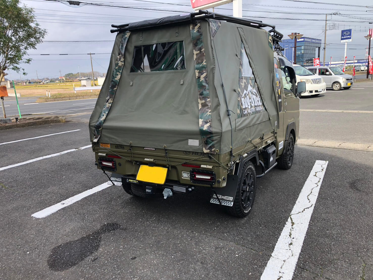 キャンピングカー仕様軽トラック